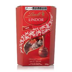 CHOC. LINDOR CORNET AO LEITE 200G