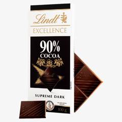 CHOC. LINDT EXCELLENCE DARK 90% 100G