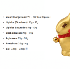 LINDT GOLD BUNNY AO LEITE 50G