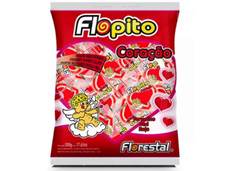 PIRULITO FLOPITO CORACAO VERMELHO 500G