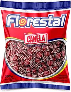 BALA BOLINHA CANELA FLORESTAL 500G
