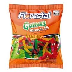 BALA DE GOMA MINHOCAS AZEDINHAS FLO 150G