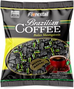 BALA MASTIGAVEL BRAZILIAN COFFEE 500G