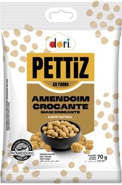 AMENDOIM PETTIZ NATURAL CROCANTE 70G