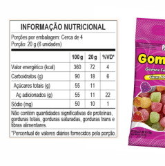 DORI GOMETS SINO SORTIDAS 70g