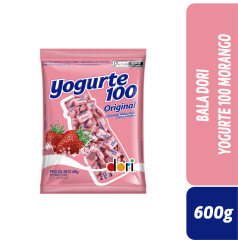 BALA DORI YOGURTE 100 MORANGO 600g