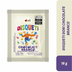 DISQUETI DORI CHOCOLATE BRANCO 18g