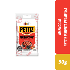 AMENDOIM PETTIZ PIMENTA VERMELHA 50g