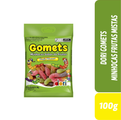 DORI GOMETS MINHOCAS FRUTAS MISTAS 100g