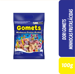 DORI GOMETS MINHOCAS FRUTAS ÁCIDAS 100g
