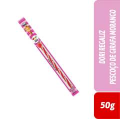 DORI REGALIZ PESCOÇO DE GIRAFA MORANGO 30g