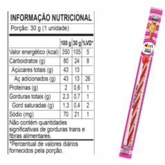 DORI REGALIZ PESCOÇO DE GIRAFA MORANGO 30g