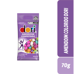 AMENDOIM COLORIDO DORI 70g