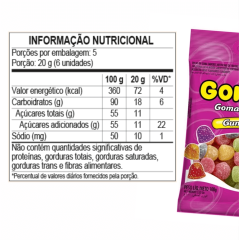 DORI GOMETS SINO SORTIDAS 100g