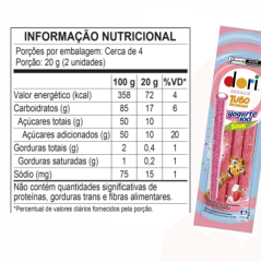 DORI REGALIZ TUBO ÁCIDO YOGURTE 100 17g