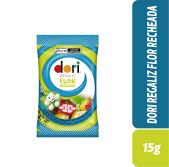 DORI REGALIZ FLOR RECHEADA 15g