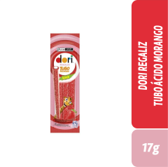 DORI REGALIZ TUBO ÁCIDO MORANGO 17g