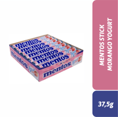 MENTOS STICK MORANGO YOGURT 37,5g