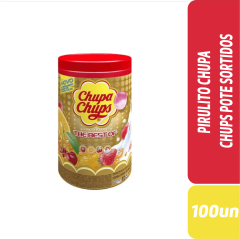 PIRULITO CHUPA CHUPS POTE SORTIDOS 100un