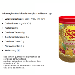 PIRULITO CHUPA CHUPS POTE SORTIDOS 100un