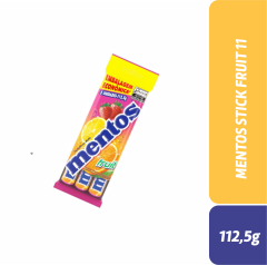 MENTOS STICK  FRUIT 112,5G | C/ 3