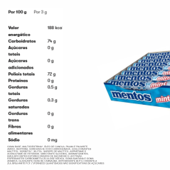 MENTOS STICK MINT/AZUL 37,5G