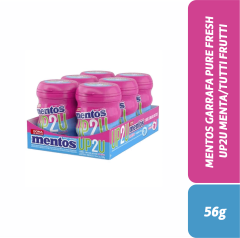 MENTOS GARRAFA PURE FRESH UP2U MENTA/TUTTI FRUTTI 56g
