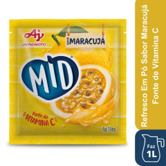 MID REFRESCO EM PÓ MARACUJÁ 20g