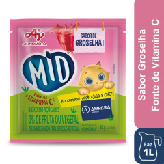 MID REFRESCO EM PÓ GROSELHA 20g