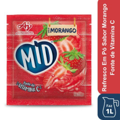 MID REFRESCO EM PÓ MORANGO 20g