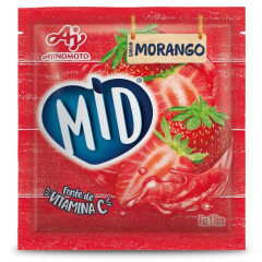 MID REFRESCO EM PÓ MORANGO 20g