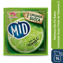 MID REFRESCO EM PÓ LIMONADA SUÍÇA 20g