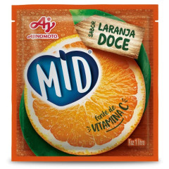 MID REFRESCO EM PÓ LARANJA DOCE 20g