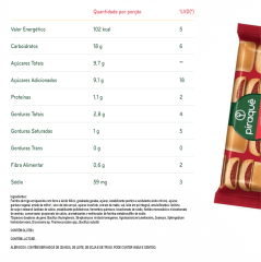 BISCOITO PIRAQUÊ MINI ROLADINHO GOIABINHA 25g