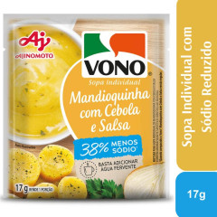 SOPA VONO MANDIOQUINHA C/ CEBOLA E SALSA MENOS SÓDIO 17g
