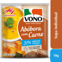 SOPA VONO ABÓBORA C/ CARNE MENOS SÓDIO 17g
