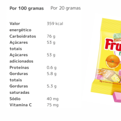FRUIT-TELLA MASTIGÁVEL BAG FRUIT MIX 92G