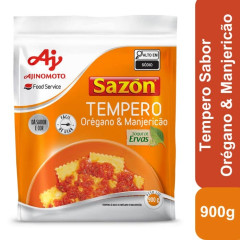 SAZON BAG TEMPERO PROFISSIONAL OREGANO E MANJERICÃO 900g