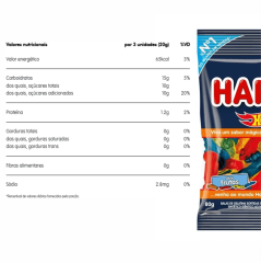 BALA GEL HARIBO HOT WHEELS FRUTAS 80g