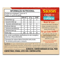 CALDO SAZON CAMARAO 32,5g