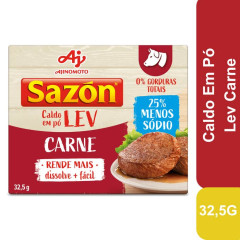 CALDO SAZON CARNE LEV MENOS SÓDIO 32,5g
