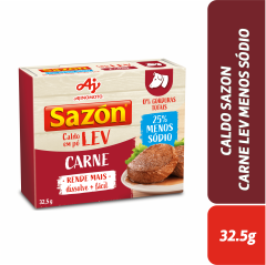 CALDO SAZON CARNE LEV MENOS SÓDIO 32,5g