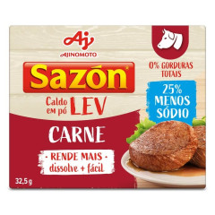 CALDO SAZON CARNE LEV MENOS SÓDIO 32,5g