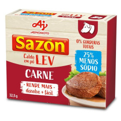 CALDO SAZON CARNE LEV MENOS SÓDIO 32,5g