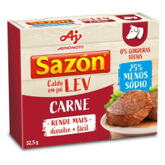 CALDO SAZON CARNE LEV MENOS SÓDIO 32,5g