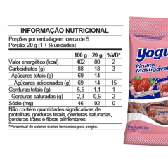 PIRULITO MAST YOGURTE100 MORANGO 105G