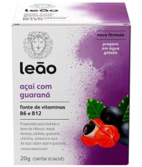 CHÁ LEÃO VITAMÍNICO AÇAÍ E GUARANÁ 20g