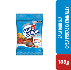 BALA DORI LUA CHEIA FRUTAS C/ CHANTILLY 100g