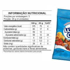 BALA DORI LUA CHEIA FRUTAS C/ CHANTILLY 100g