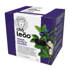 CHÁ LEÃO SENSES AMORA, MIRTILO E BAUNILHA 22g
